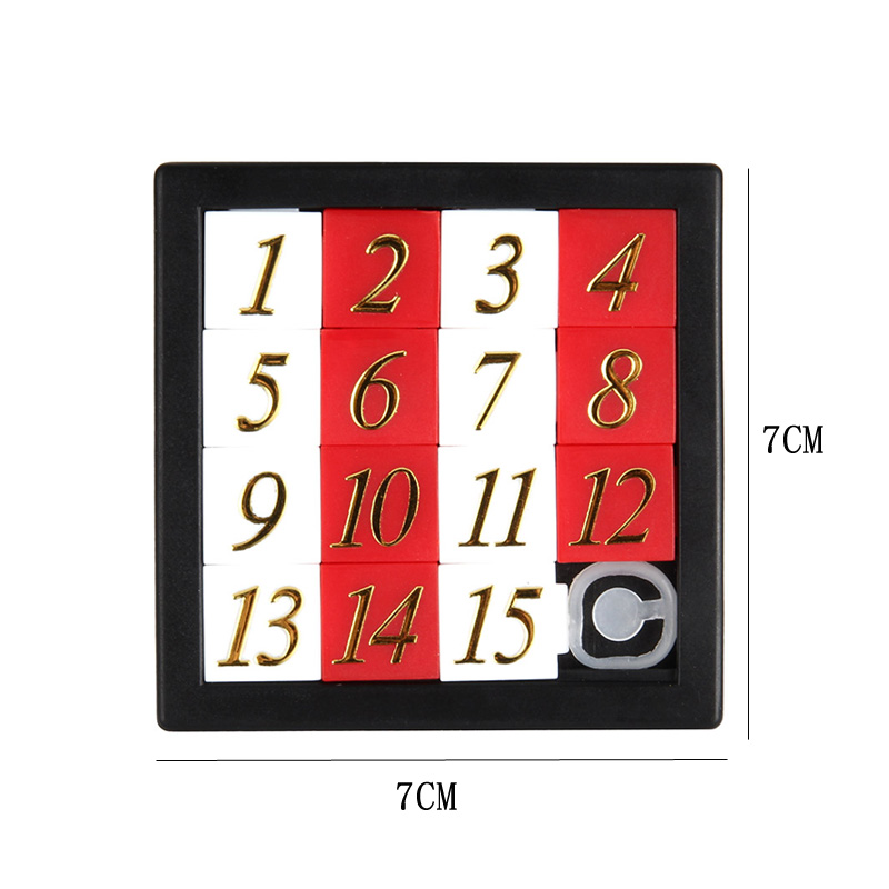 番号スライディングパズルゲーム Huarong Road 頭の体操 IQ テストモンテッソーリ教育玩具教室賞品学生のための