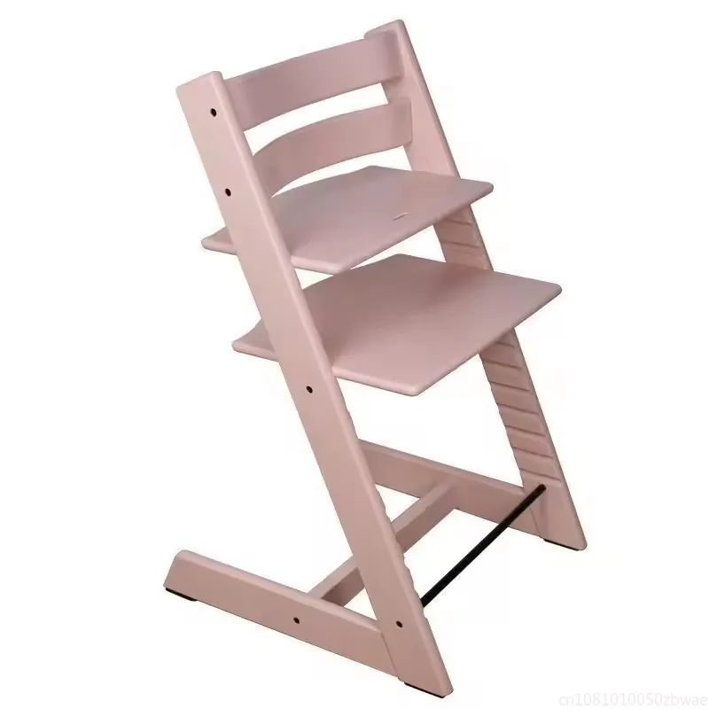 Sillas de comedor, silla de alimentación de bebé, silla alta de comedor de madera maciza para bebé, silla multifuncional para bebé