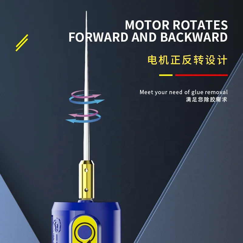 Mechanic IR14 Electric OCA Glue Remover Tool With Led Display For Phone Screen OCA Polarized Clean Electric Grinder Hand Tool