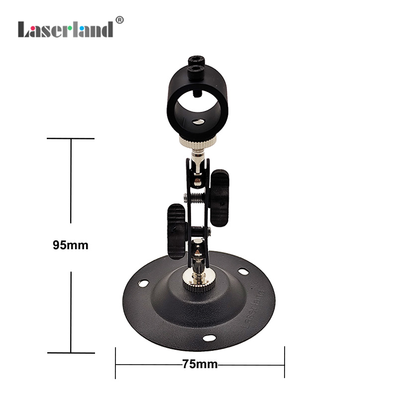 Soporte láser ajustable/abrazadera/montaje/base de soporte para módulo láser puntero lente espejo