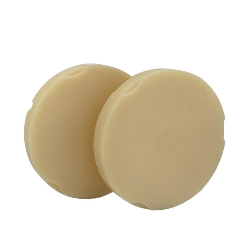 Green PMMA 5 buah ZZ9518mm monokrom Zirkonzahn CAD CAM Resin Disc -Dental Lab bahan gigi putih