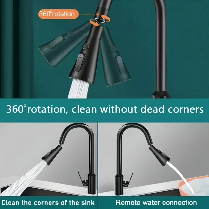 Universeel 360° °   Draaien Keukenkraan Extender Beluchter Plastic Spatfilter Keuken Wastafel Kraan Waskolf Nozzle Beluchter