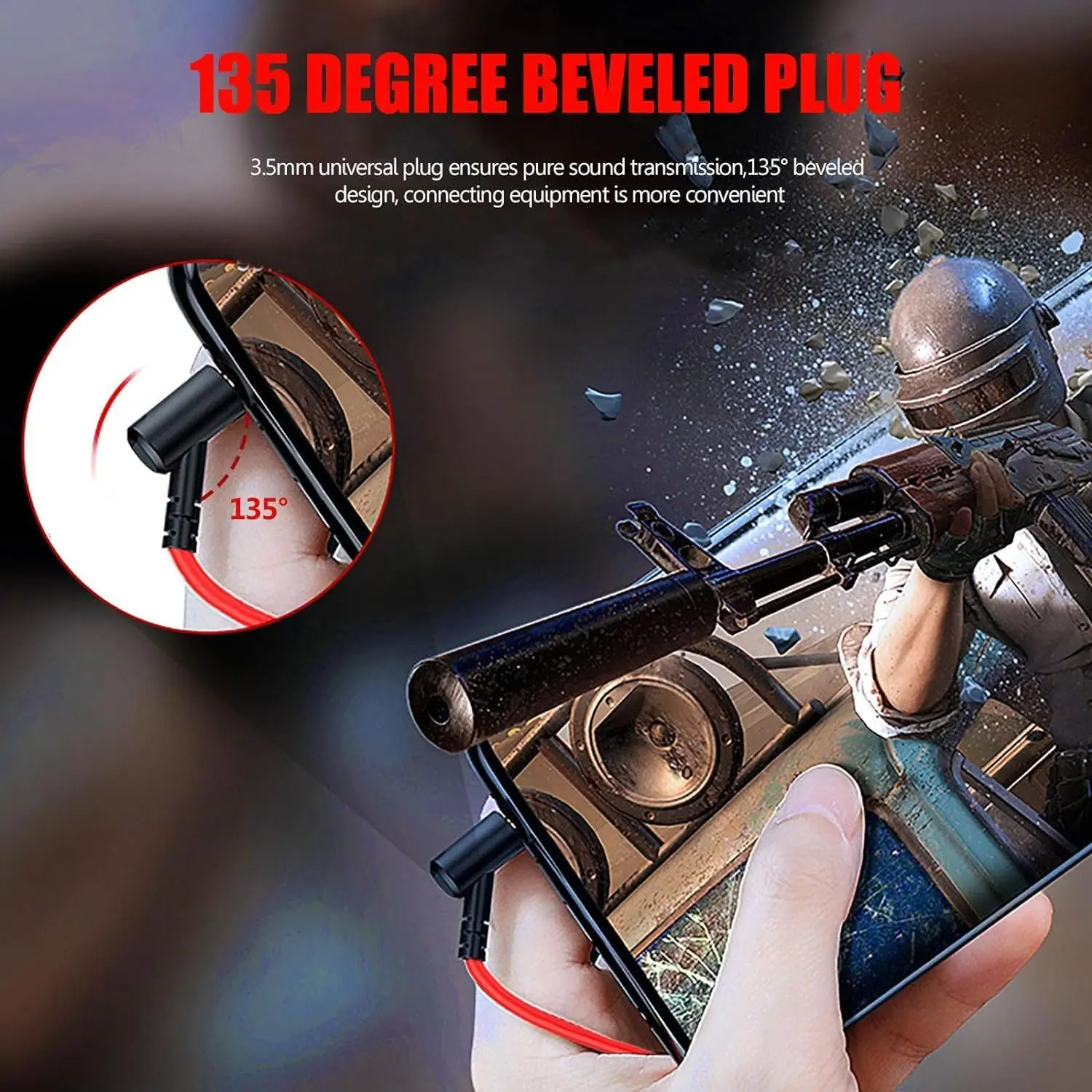 Fones de ouvido gamer universais com fio, fones de ouvido para jogos com microfone estéreo baixo esportivo para tablets móveis e laptops