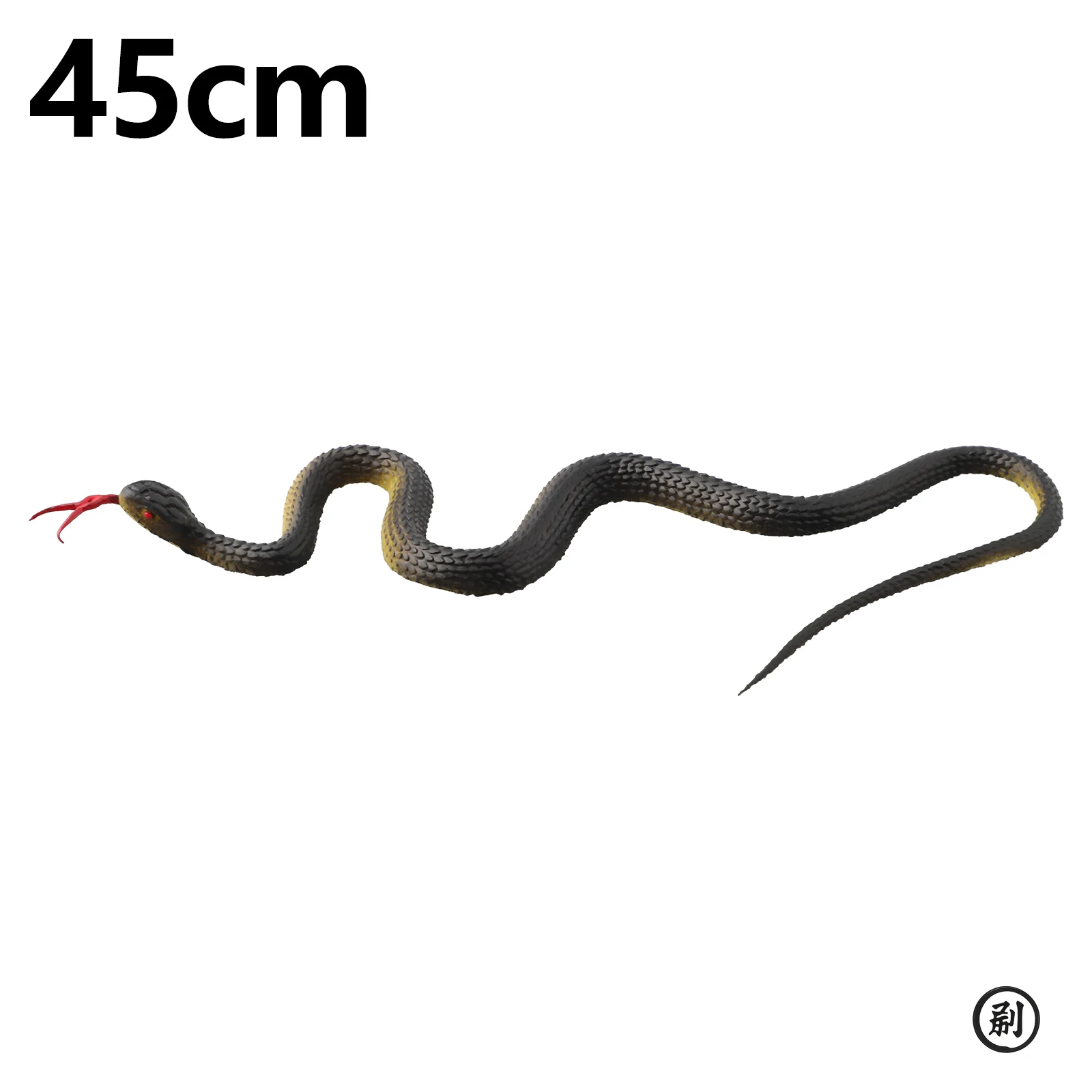 45 ซม.ปลอมสมจริงของเล่นยางงูจําลอง Anaconda น่ากลัวฮาโลวีน Scare นก Props Prank Trick ของเล่นอุปกรณ์เสริม