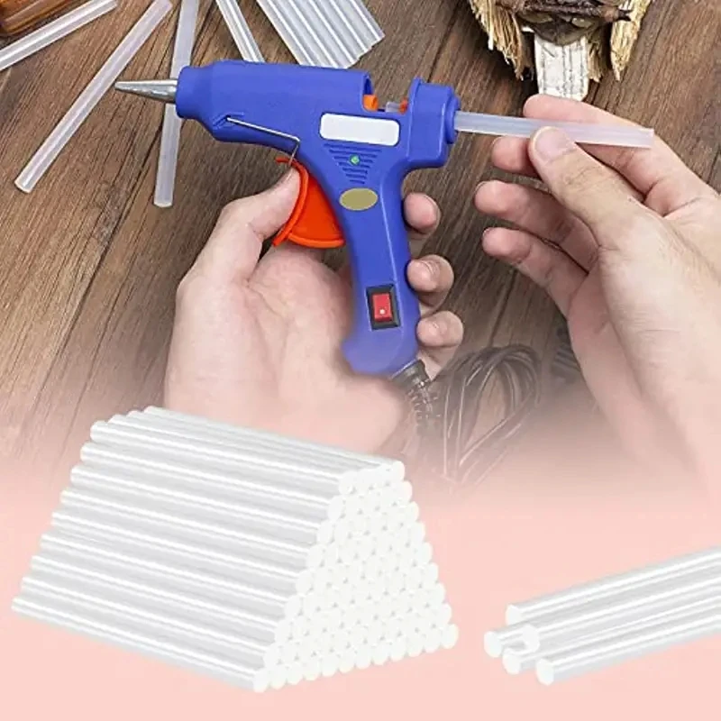 7/11mm *100mm 10/20/50 hot melt glue sticks, mini size glue gun sticks, suitable for glue gun DIY crafts, home decoration repair