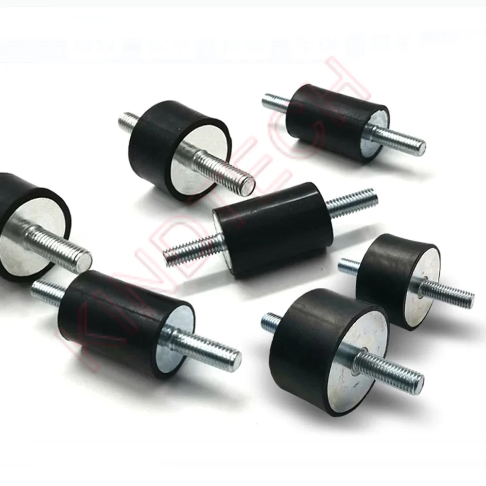 1/2/4/6/10Pcs M3 M4 M5 M6 M8  Male-Male Thread Shock Absorbers Dia 8-40mm VV-Type Rubber Mount Anti Vibration Silent Block