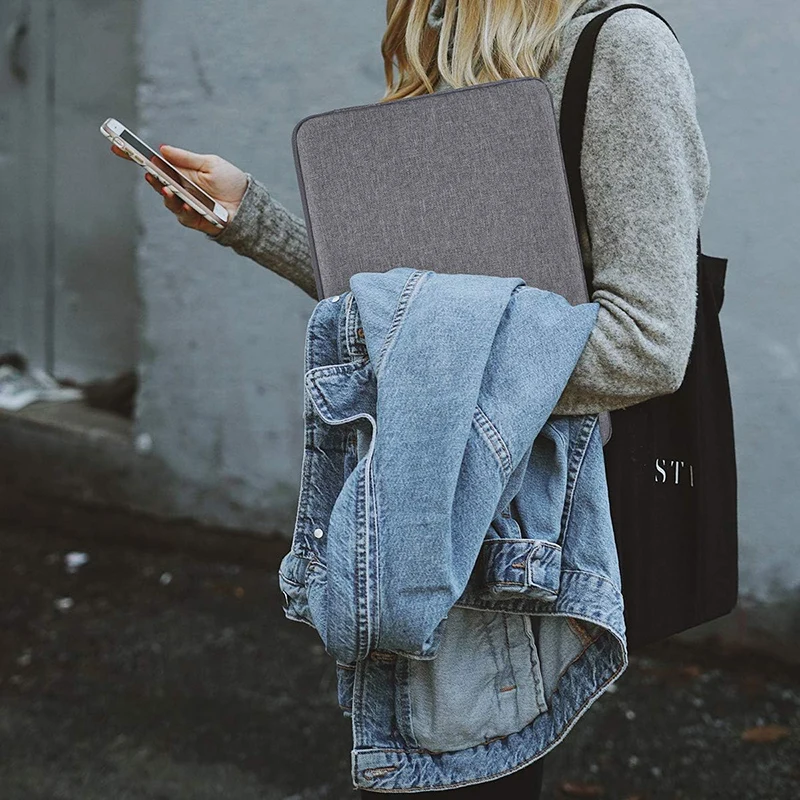 Bolsa para laptop à prova d'água, capa para tablet 11 12 13 14 15 15.6 tamanhos para macbook air pro xiaomi dell acer notebook capa de computador