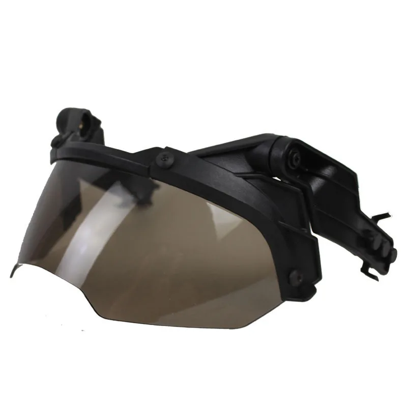Guía RÁPIDA, gafas para casco táctico, guía para casco AF RÁPIDO desmontable de 90 grados, gafas protectoras antivaho y antidisturbios OP CS