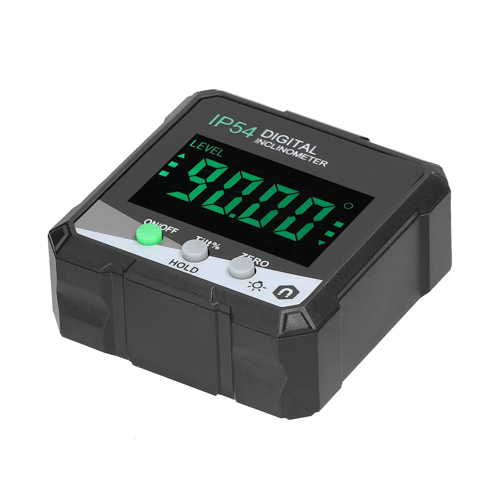 IP54 4*90° Digital Inclinometer LCD Angle Protractor Backlight Protractor Slope Meter Single-side Magnetic Electronic Goniomete