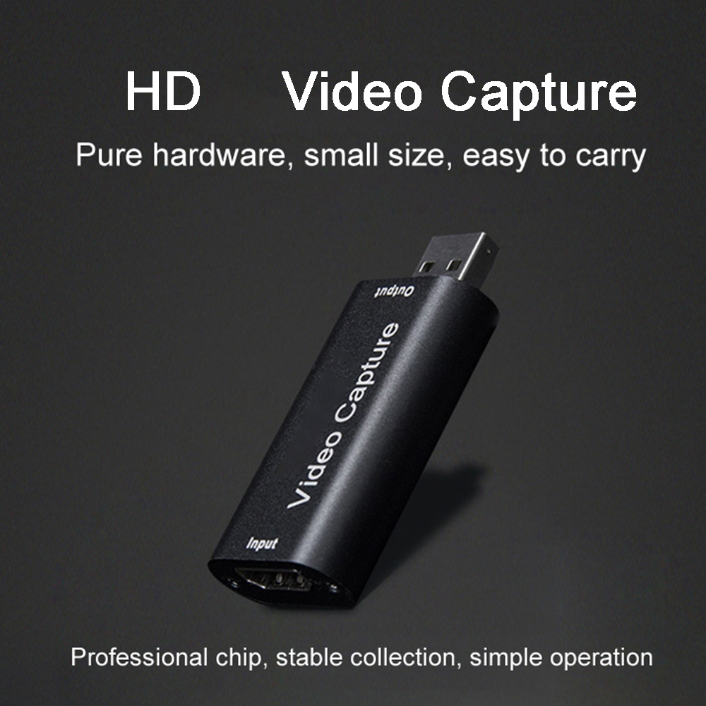 4K Video Capture Card USB 3.0 USB2.0 HDMI-compatible Grabber Recorder for PS4 Game DVD Camcorder Camera Recording Live Streaming