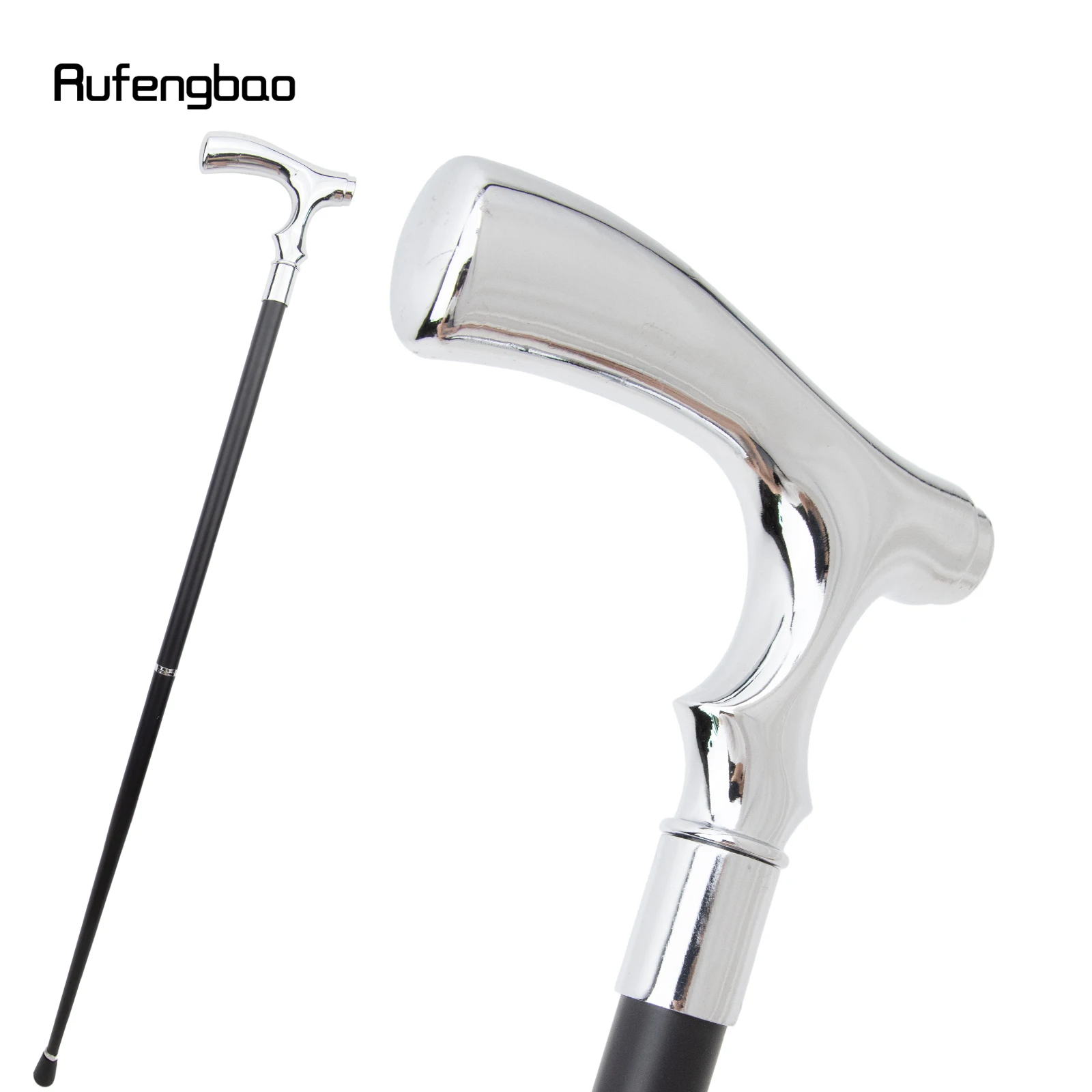 Branco t forma moda cavalheiro bengala decorativa vara cospaly festa do vintage moda bengala crosier 92cm