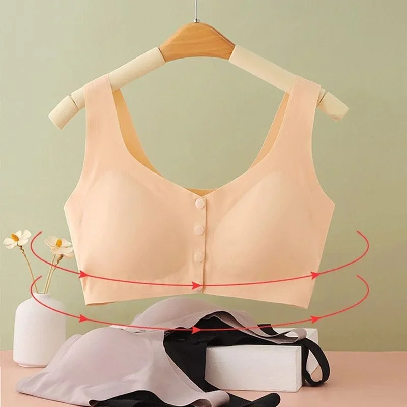 Ice Silk Breast Prosthetic Special Bra After Mastectomy False Chest Female Fake Breast Bra Insert Silicone Pad Enlarge Underwear