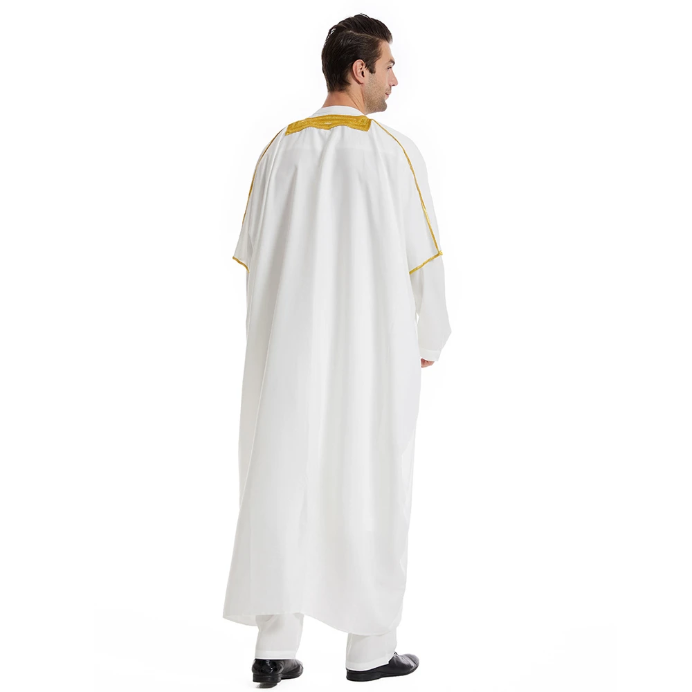 男性のeast中高年イスラム教徒のドレス、着物、不自然、ドバイ、アラビア語、祈り、カフタン、ラマダン、ジュバ、ストッキング