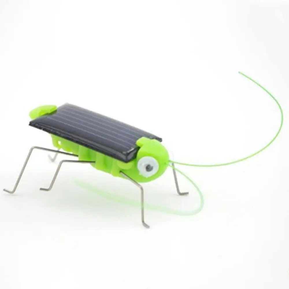 Creative Fun Solar Power Robot Insect Locust Grasshopper Kids Educational Toy Teaching Resources