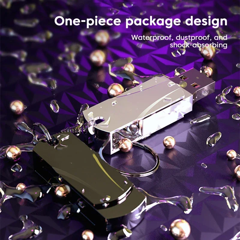 Xiaomi 16TB USB Flash Drive USB 3.2 High-speed Transfer Metal U Disk 8TB 4GB Ultra-large Capacity Waterproof USB Memory Drive