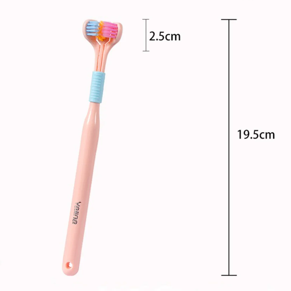 Ba Hai Mặt Mềm Tóc Răng Bàn Chải Đánh Răng Siêu Mịn Mềm Lông Dành Cho Người Lớn Bàn Chải Đánh Răng Chăm Sóc Răng Miệng An Toàn Răng Miệng Bàn Chải Sức Khỏe Sạch Hơn