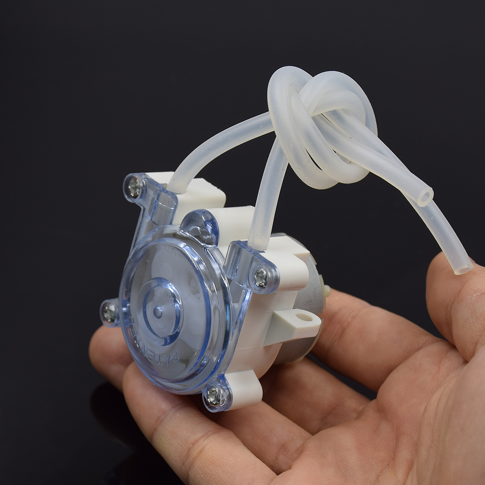 Микроперистальтический насос постоянного тока 6 В-12 В, маленький мотор-редуктор 500, регулировка дозирования, насос для жидкой воды, обратный направление для лабораторных отбора проб чернил