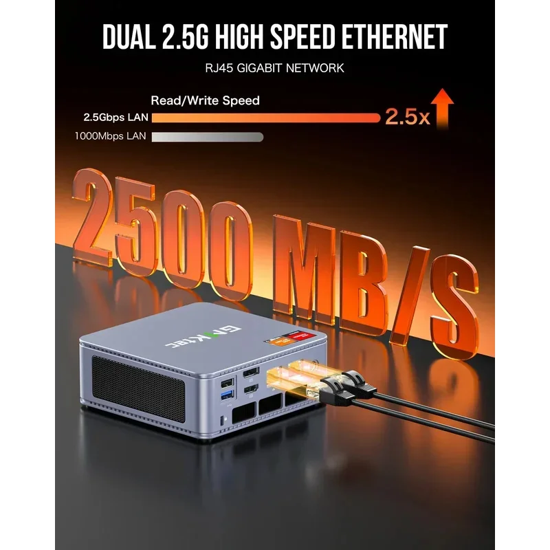 GMKtec K6 MINI PC Ryzen 7 7840HS До 5,1 ГГц Windows 11 Pro DDR5 NVME SSD WIFI6 BT5.2 2,5G Lan игровой компьютер