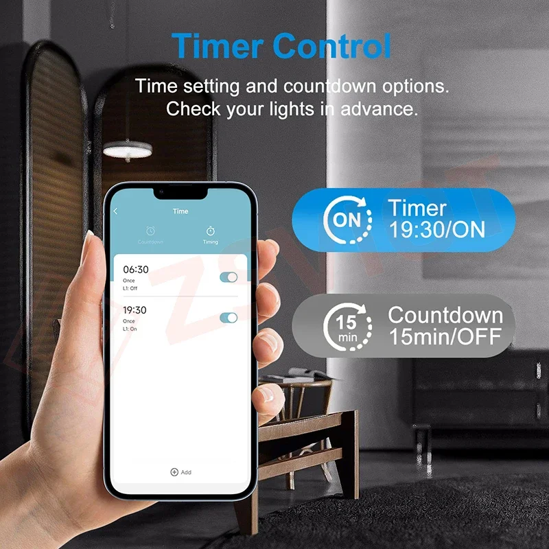 Interruptor Zigbee inteligente Tuya con pantalla de tiempo meteorológico, función de detección de movimiento humano, interruptor de botón de luz de pared de 4 entradas, control remoto