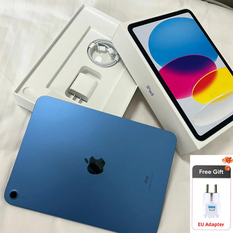 Apple iPad 10. Generacji A14 Bionic Chip 10.9 ''wyświetlacz ciekłej siatkówki 64GB Wi-Fi 6 12MP identyfikator dotykowy z pojedynczą kamerą 2022