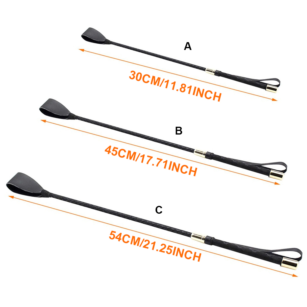 1PC Animal Riding Equestrian Whip Training Tool Lash Non-slip Portable Practicing for Outdoor Racing Professional  45cm/54cm