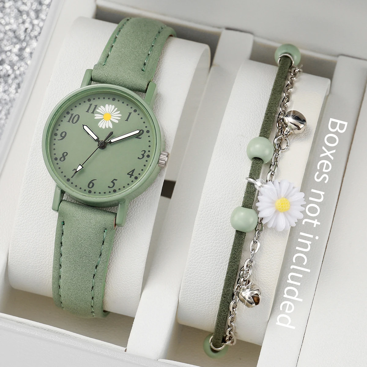 2 pçs moda feminina relógios pulseira conjunto simples árabe dial pulseira de couro relógios quartzo reloj mujer meninas relógio presente