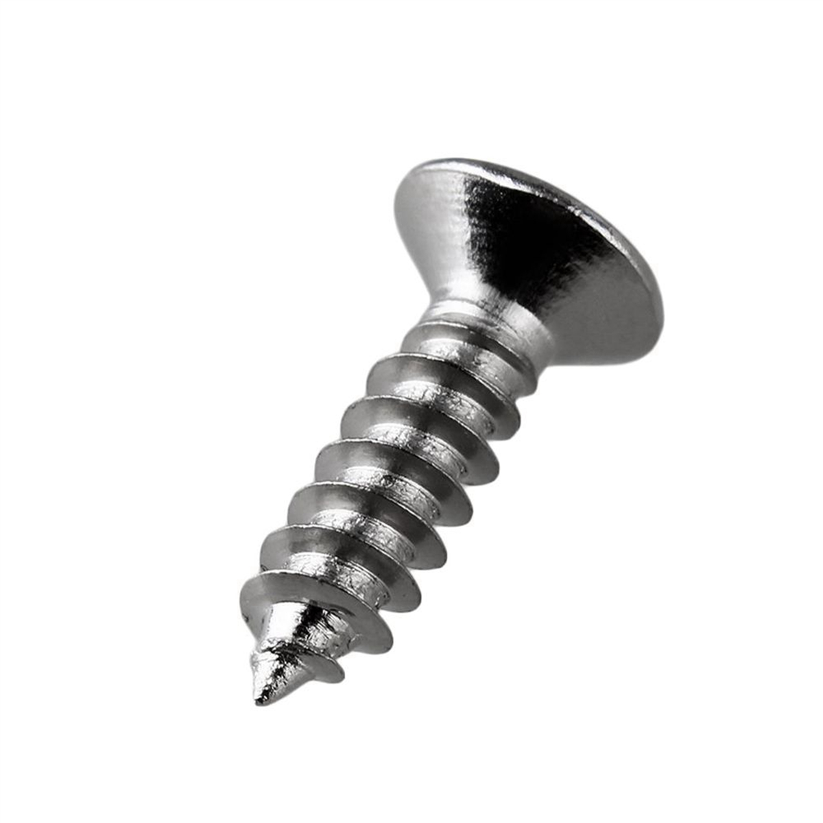 A71P 250x Gitaar Bas Schroeven Onderdelen voor Scratchplates Slagplaat, Zilver