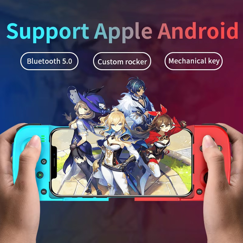 D3 gamepad d3 controlador de telefone móvel com suporte de controlador de jogo expansível para android/ios/hongmeng controladores de jogos móveis