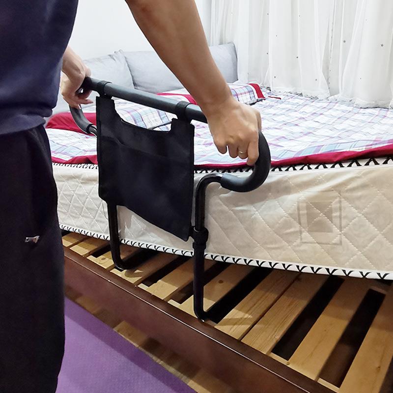 Storage Pocket Senior Bed Rails Safety Handrail Senior Bed Rails Side Handle Sbarra Letto Bambini Sicurezza Senior Furniture