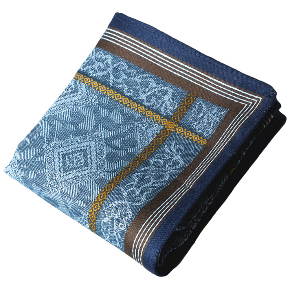 Lenço masculino lenço de bolso quadrado azul royal lenço bandana para mulher homem