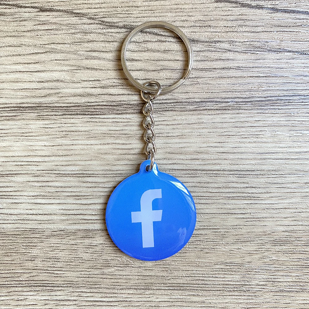 Increase Followers with NFC Tap Key Tag Card Epoxy Waterproof  Instagram Facebook WhatsApp NFC Keychain