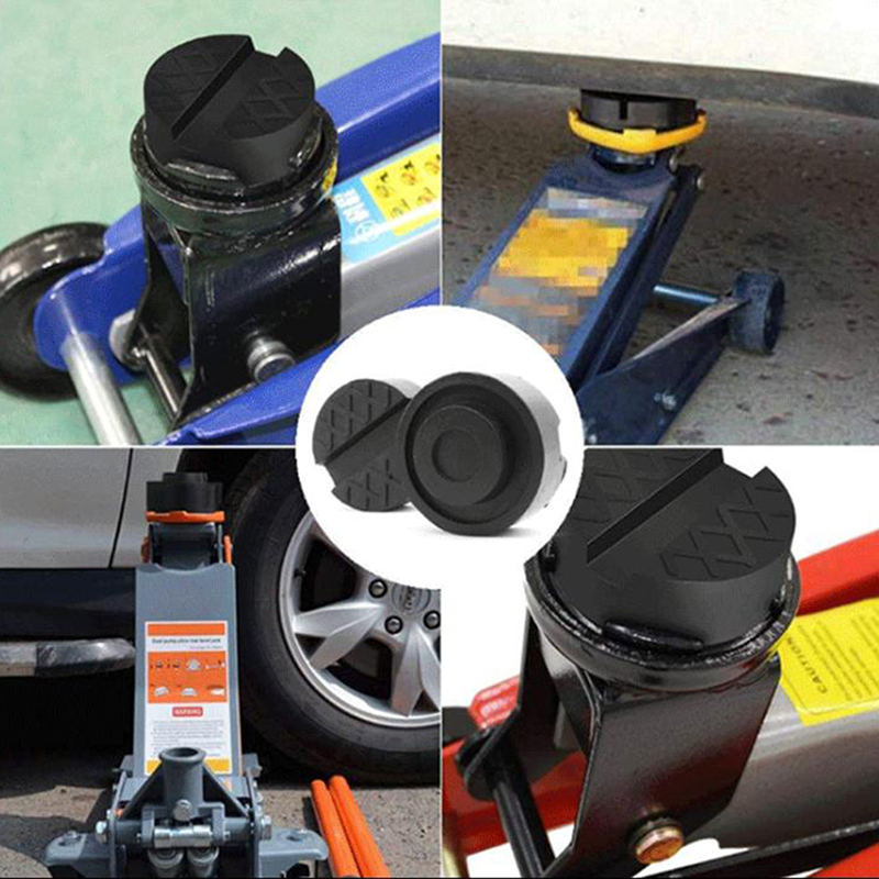 High Quality Universal Car Lift Jack Stand Rubber Pads Black Rubber Welded Floor Jack Pad Frame Rail Adapter