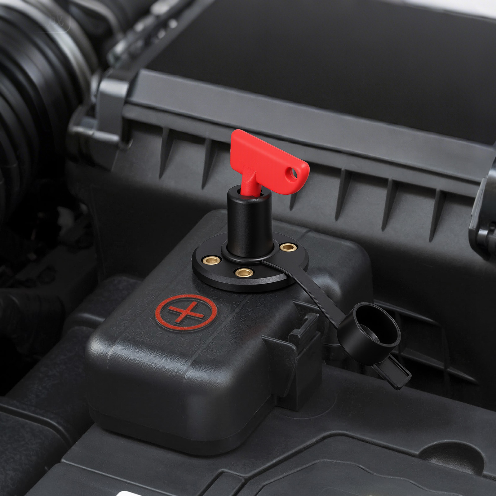 AD Auto Schakelaar 12V Belangrijkste Afgesneden Kill Switch Voertuig Gemodificeerde Isolator Disconnector Rode Sleutel Afgesneden Batterij voor Vrachtwagen Boot