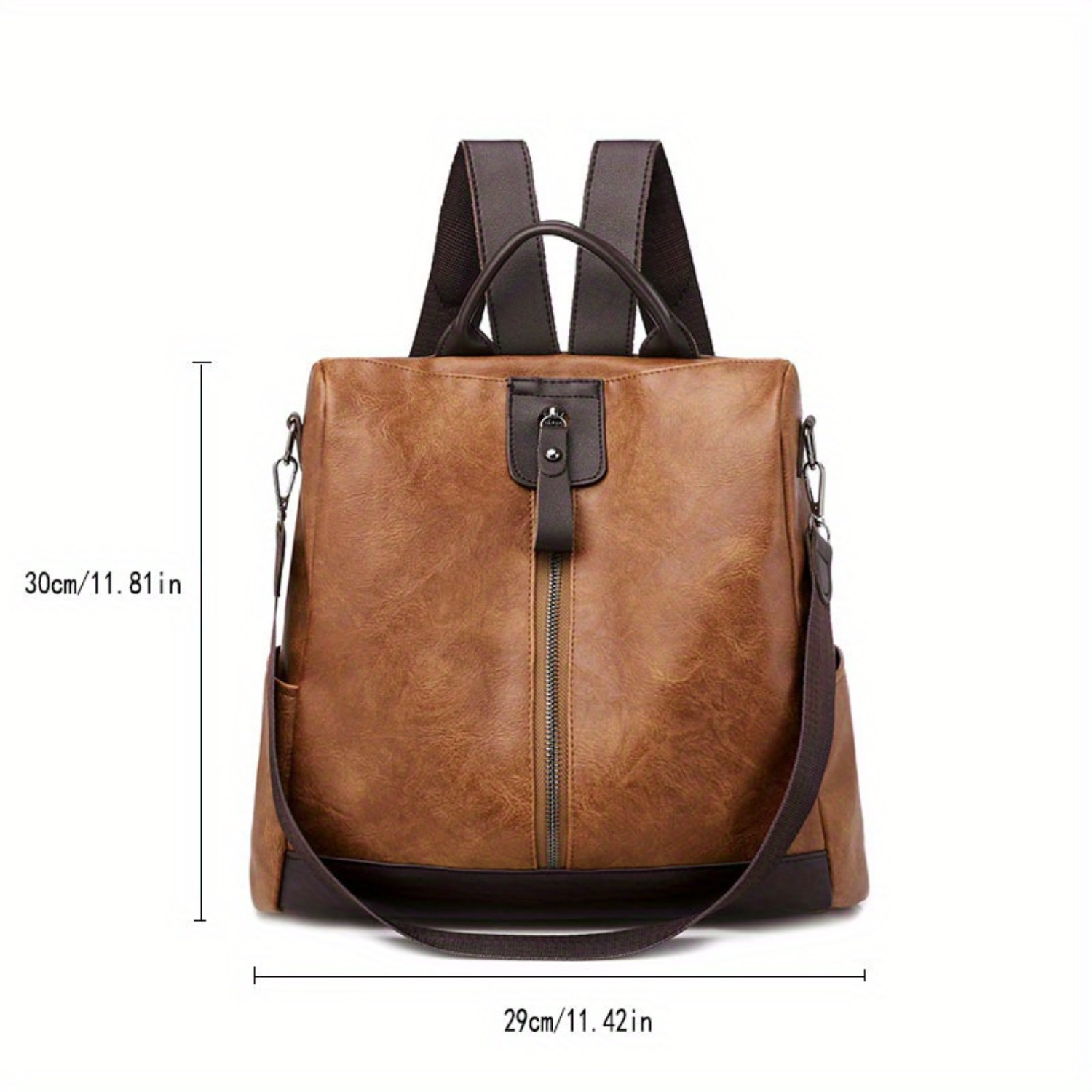 レディース盗難防止PUレザーバックパック、スタイリッシュな大容量バッグ