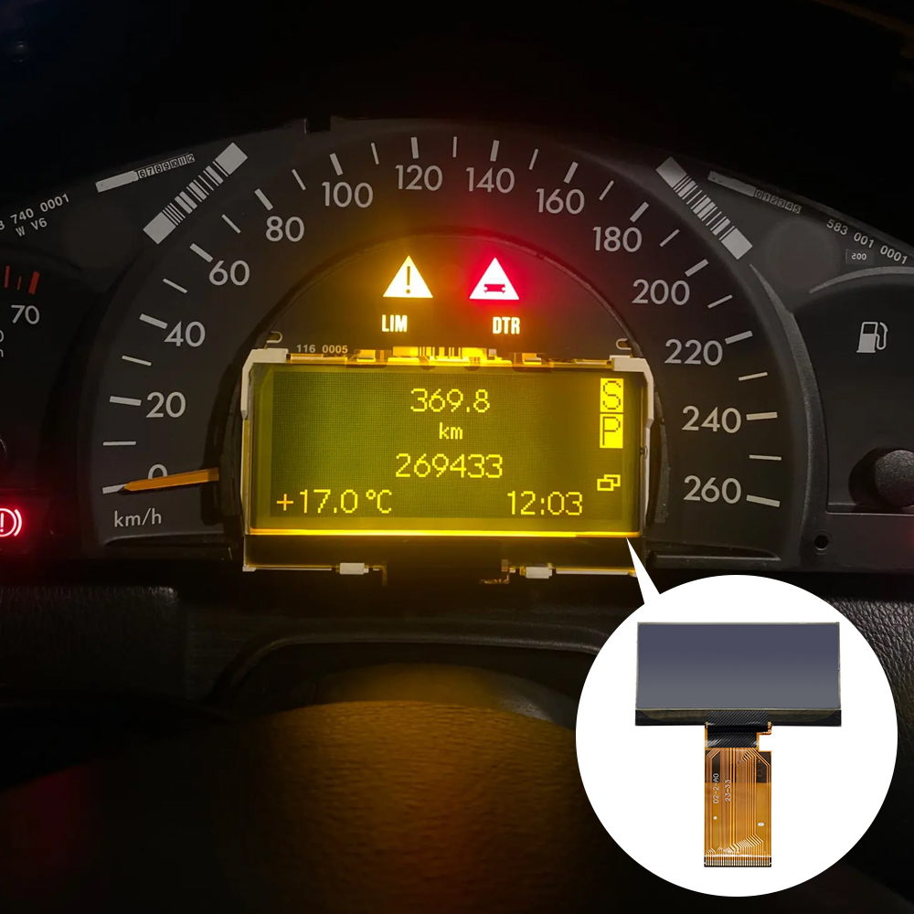 Ремонт пикселей ЖК-дисплея для Benz W203 C-Class/W463 G-Class, обслуживание приборной панели Mercedes