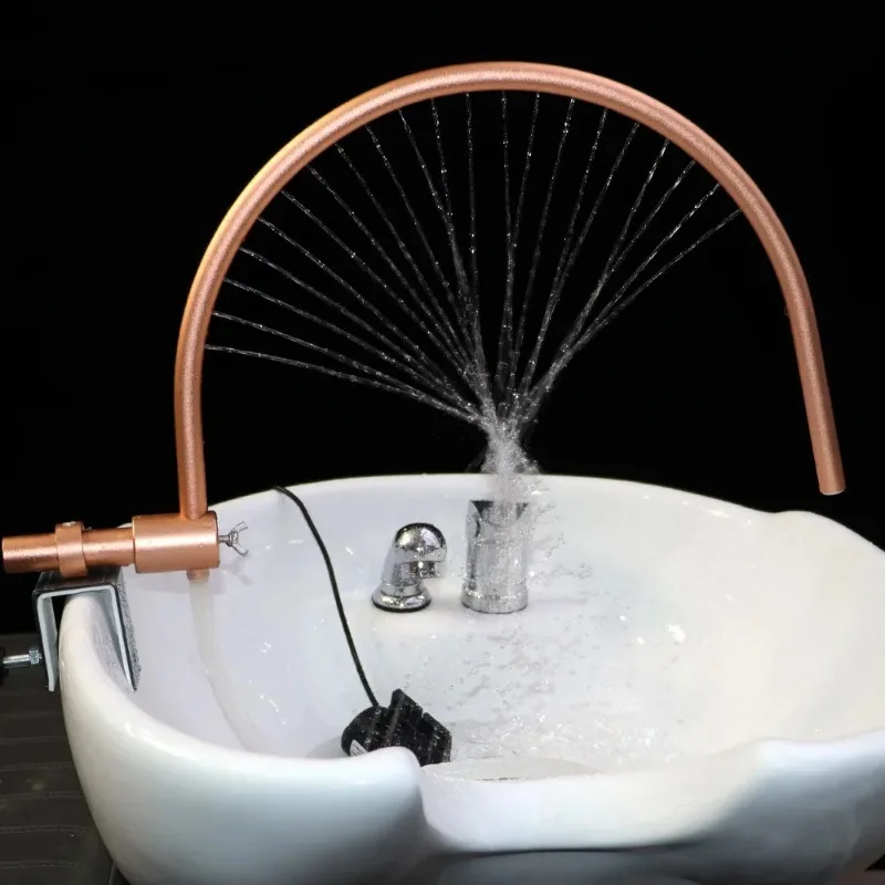 Head Spa Water Frame con pompa per lavello per shampoo, attrezzatura portatile per soffione doccia da salone, cascata per ciotola per shampoo