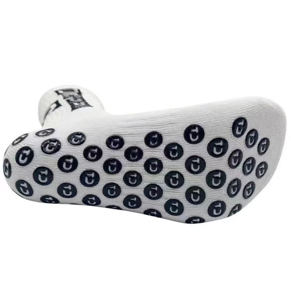 6 pares de meias de futebol meias esportivas masculinas meias de meia panturrilha silicone antiderrapante dot meias basquete yoga