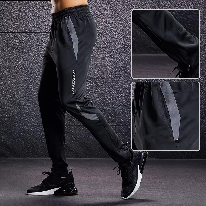 Männer Sport Hosen Laufhose Mit Zipper Taschen Fußball Training Jogging Sport Hosen Fitness Fußball Leggings Jogginghose