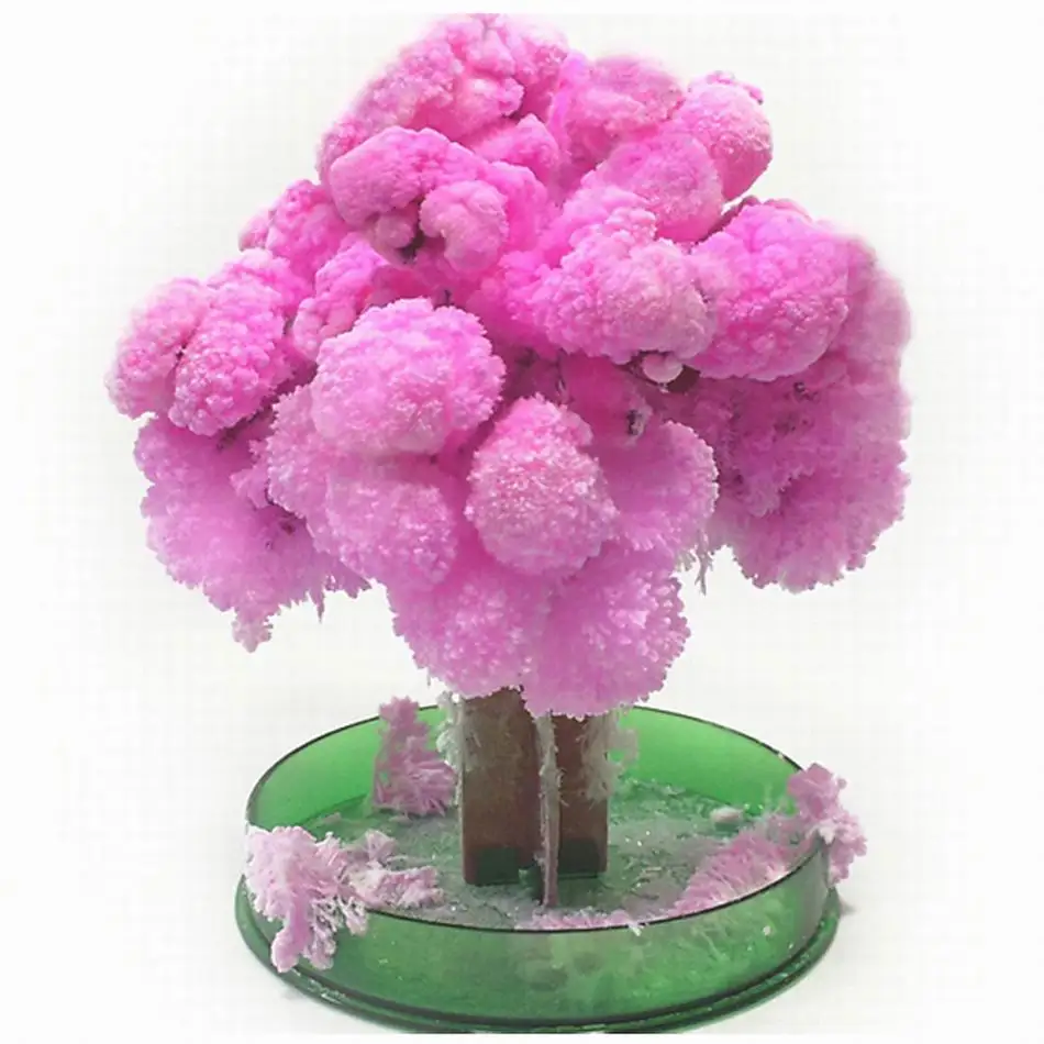 Árbol mágico de flores de cerezo para niños, 2022 14cm, decorativo