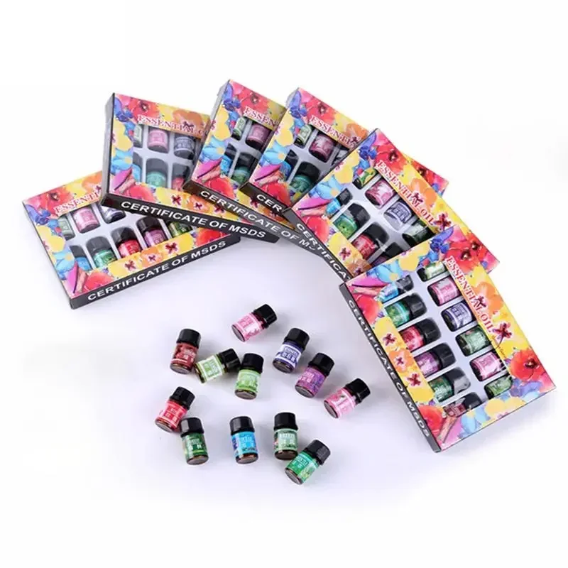 12PCS 3ML Air Freshener ธรรมชาติพืชน้ํามันหอมระเหยเครื่องปรับอากาศน้ําหอม Aroma Diffuser กลิ่นหอม Humidifier