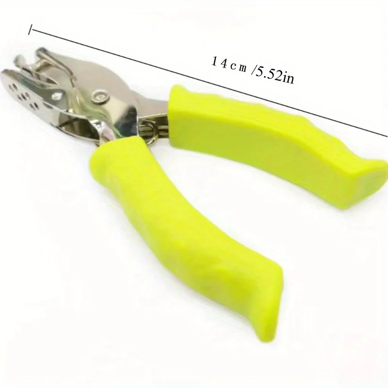 Hole Paper Puncher Scrapbook Single Hole Puncher Heavy Duty Single Hole Punch For Crafting Precision Soft Grip Craft