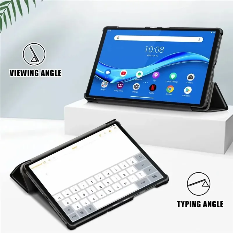 レノボタブ M10 FHD プラス 10 3 ケース TB-X606F TB-X606X 2020 折りたたみスタンドスマートカバーレノボタブ M10 プラスタブレットキッズグリーン