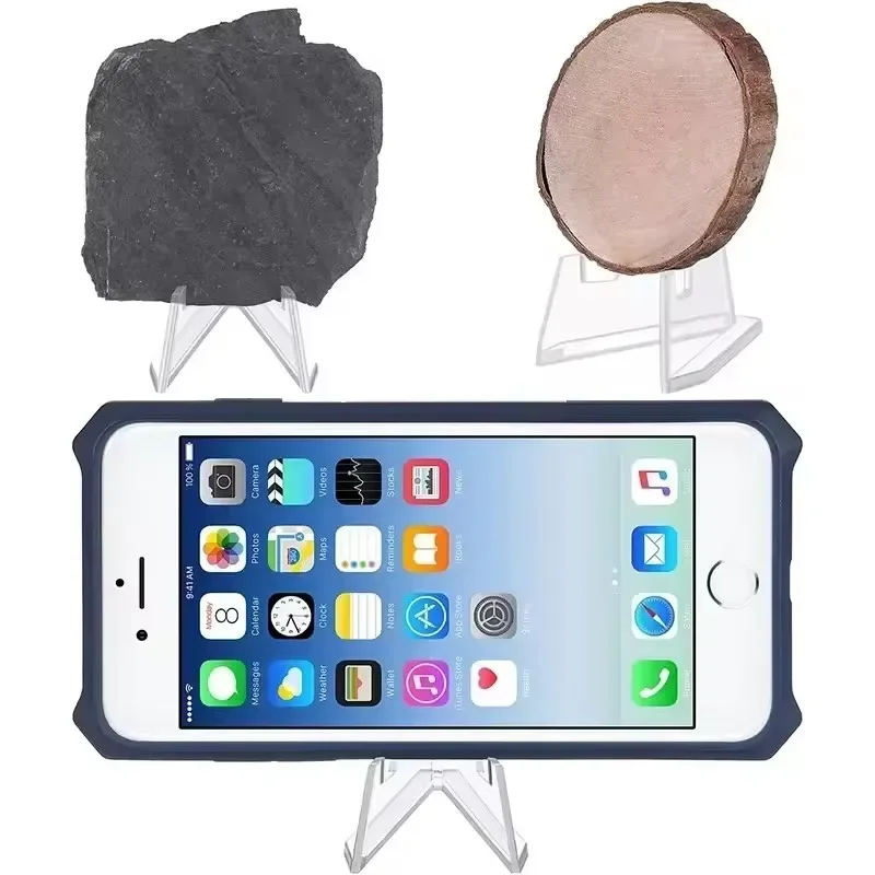 1-30PCS Supporti per espositori per monete in acrilico trasparente Supporto per porta carte collezionabili con cavalletto piccolo per l'organizzatore di carte Kpop Idol