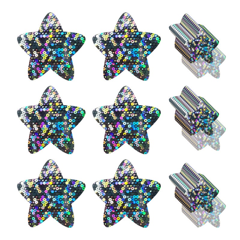 50 teile/satz Laser Farbe Pflaster Stern Streifen Form Gips Holographische Farbe Patch für Wundauflage Mode Klebe Bandagen