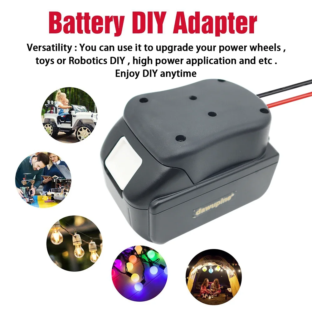 Li-Ion Batterie Externe Netzteil Halterung DIY Stecker Adapter Dock Halter Für Makita 14,4 V 18 V Lithium-Batterie BL1830 BL1430