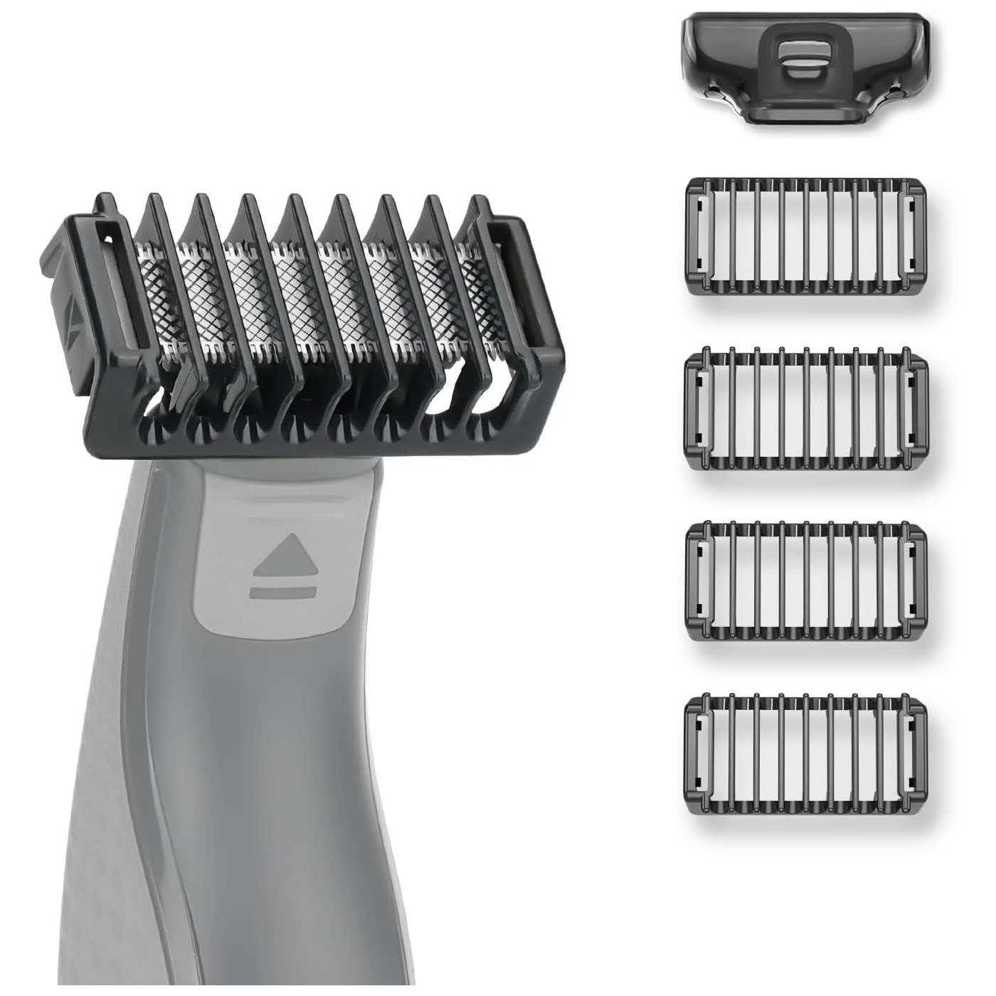 Beard Trimmer Replacement Blades Compatible for OneBlade QP2520 QP2630 QP2724 QP2830 QP2734, 1/2/3/5mm Trimming Accessory Kit