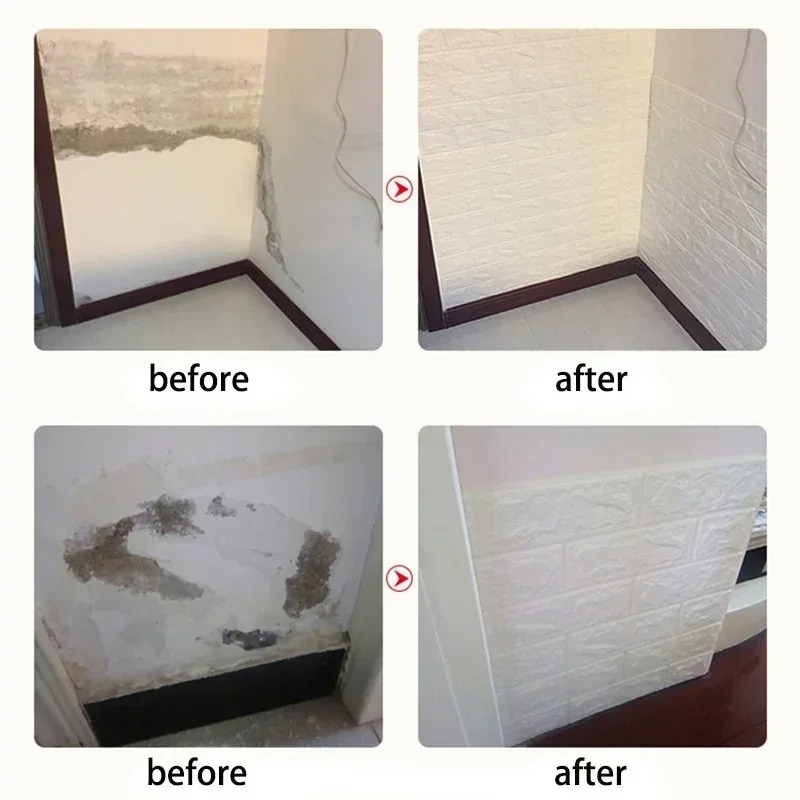 70cm * 1m 3D samoprzylepna tapeta ciągłe wodoodporne naklejki ścienne z cegły salon naklejki ścienne do sypialni dekoracja wnętrz