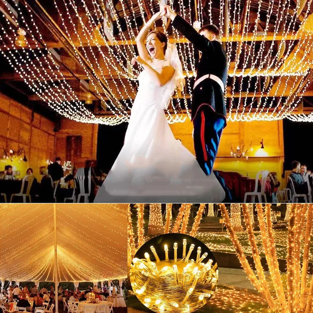 Fairy Lights 5M-100M Led String Garland Christmas Light Waterproof For Tree Home Garden Wedding Party Outdoor Chain Decoration