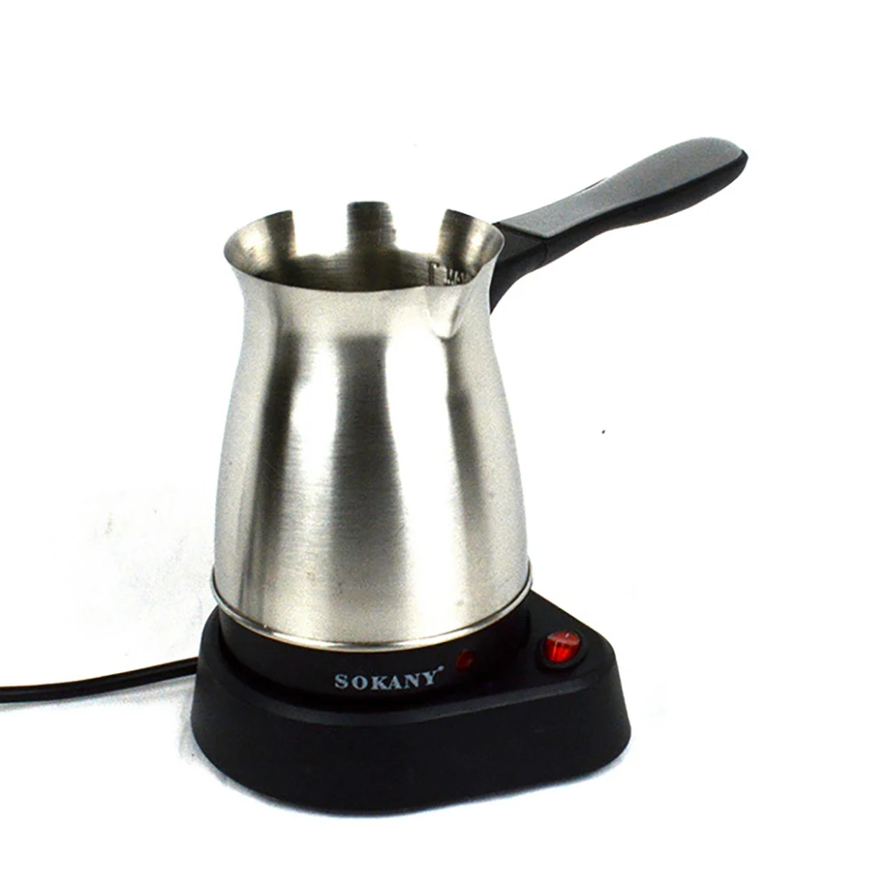 เครื่องที่บีบคุกกี้กาแฟตุรกี5ถ้วยไฟฟ้า220V หม้อม็อกก้า2023ใหม่