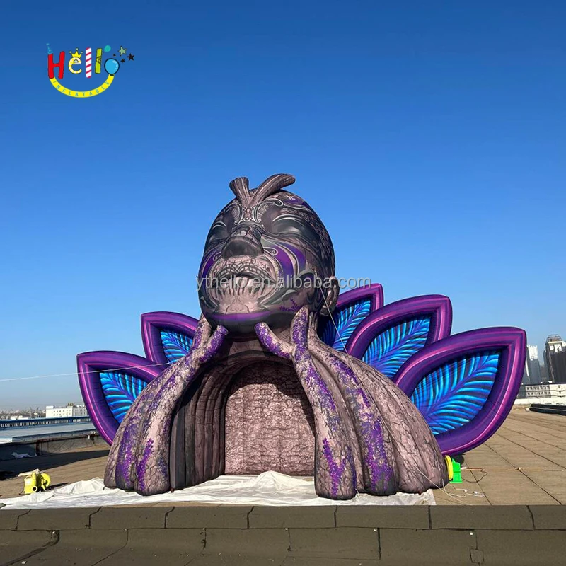 Aufblasbare dekorative elemente des großen musik festivals aufblasbare treeman stage